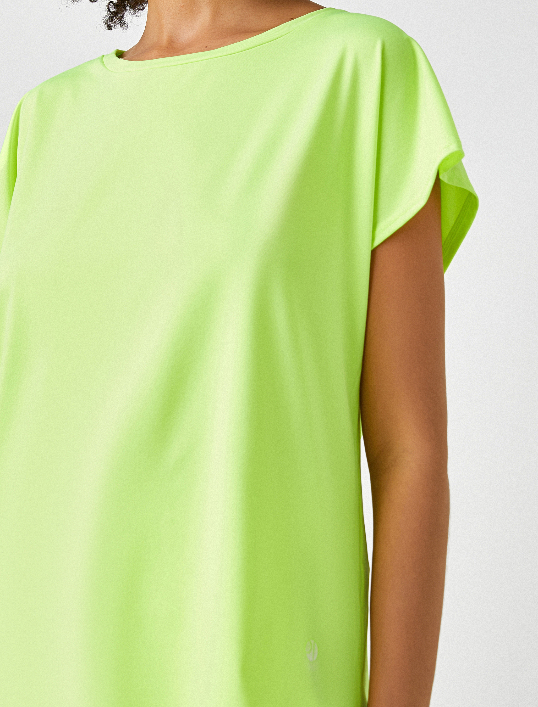   Basic Spor Tişört Bisiklet Yaka