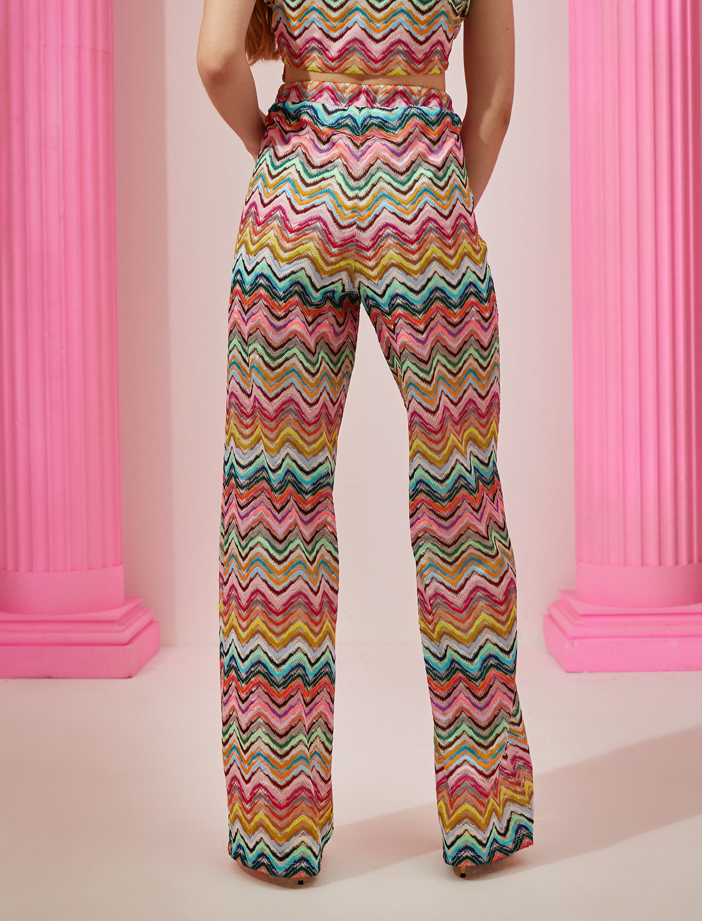   Yüksek Bel Bol Paça Pantolon