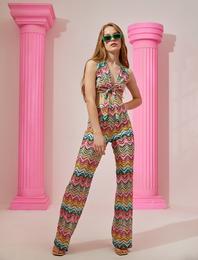 Yüksek Bel Bol Paça Pantolon