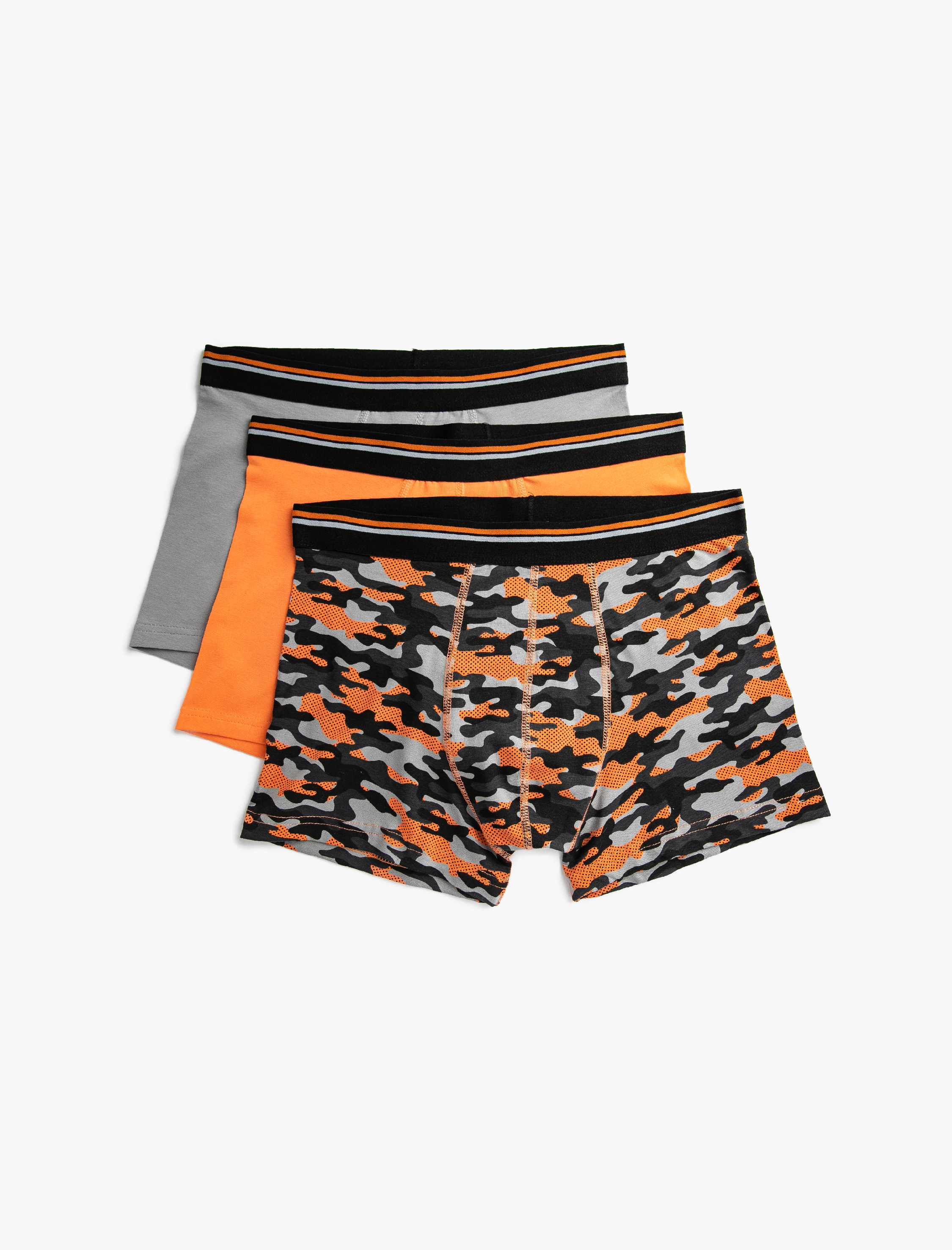 Pamuklu Erkek 3'lü Boxer Seti
