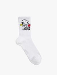 Snoopy Lisanslı Soket Çorap