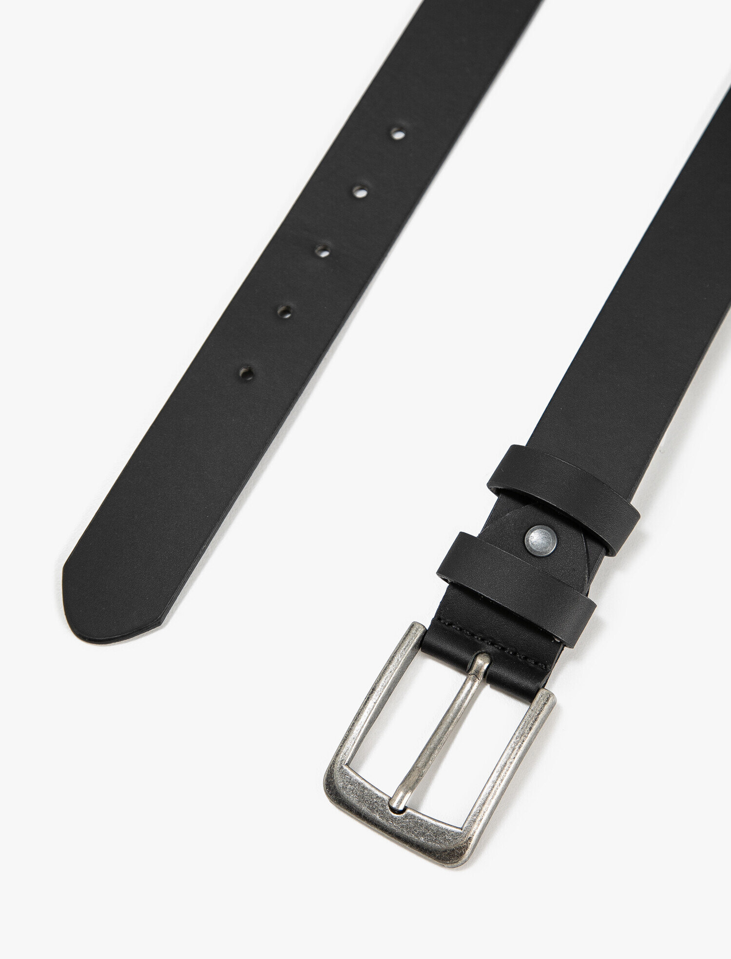  Erkek Kemer Deri Görünümlü Tokalı