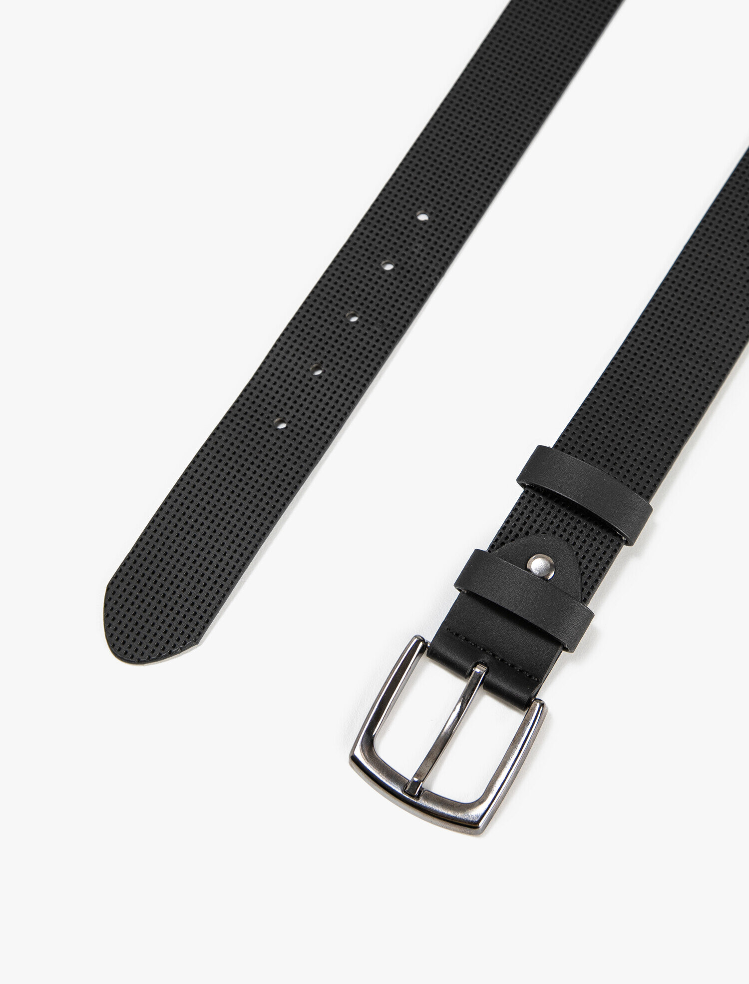  Erkek Kemer Deri Görünümlü Tokalı