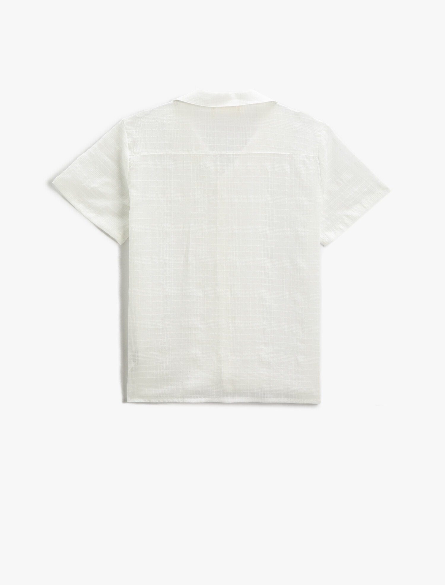  Erkek Çocuk Kısa Kollu Gömlek Cep Detaylı Pamuklu