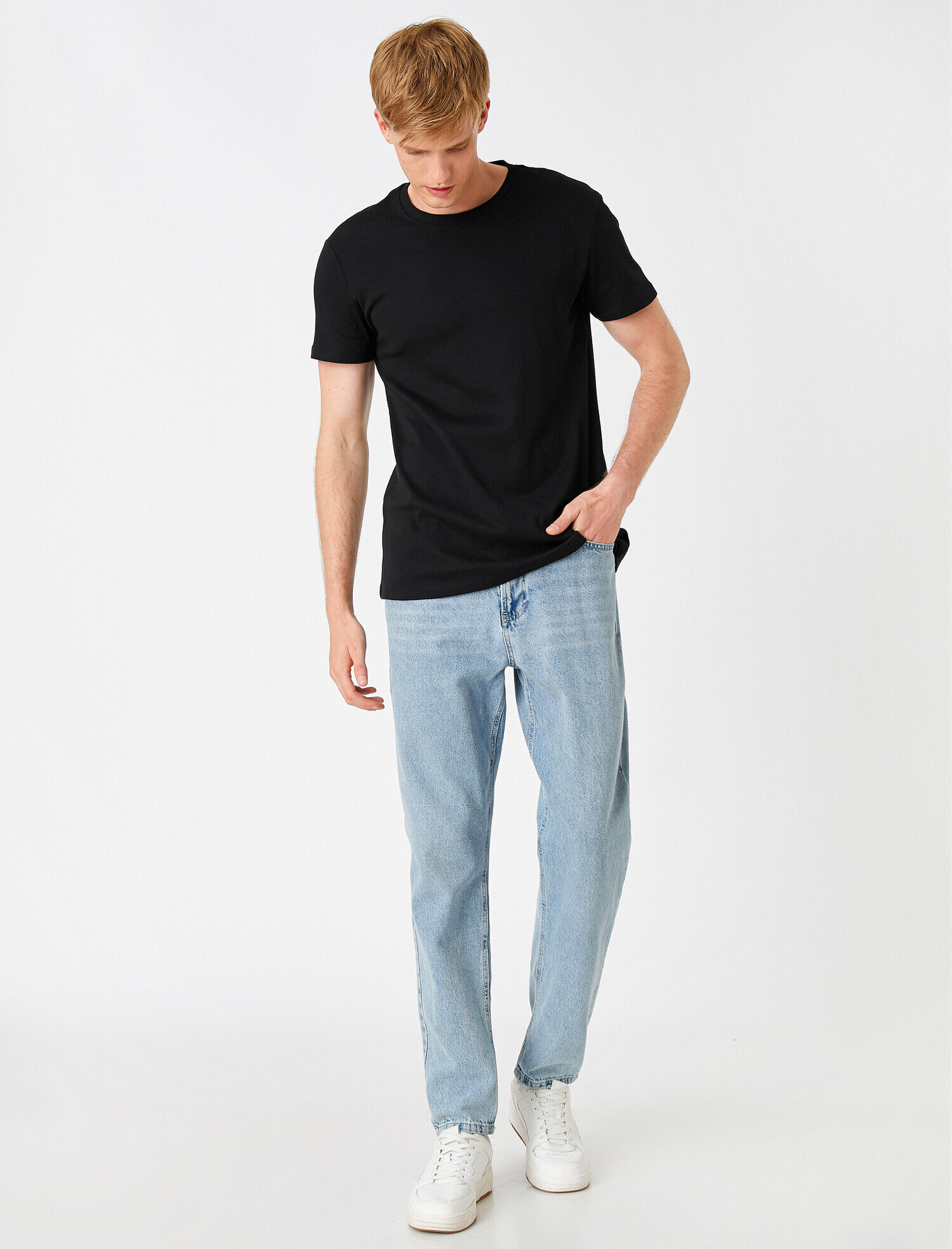   Bisiklet Yaka Basic Tişört