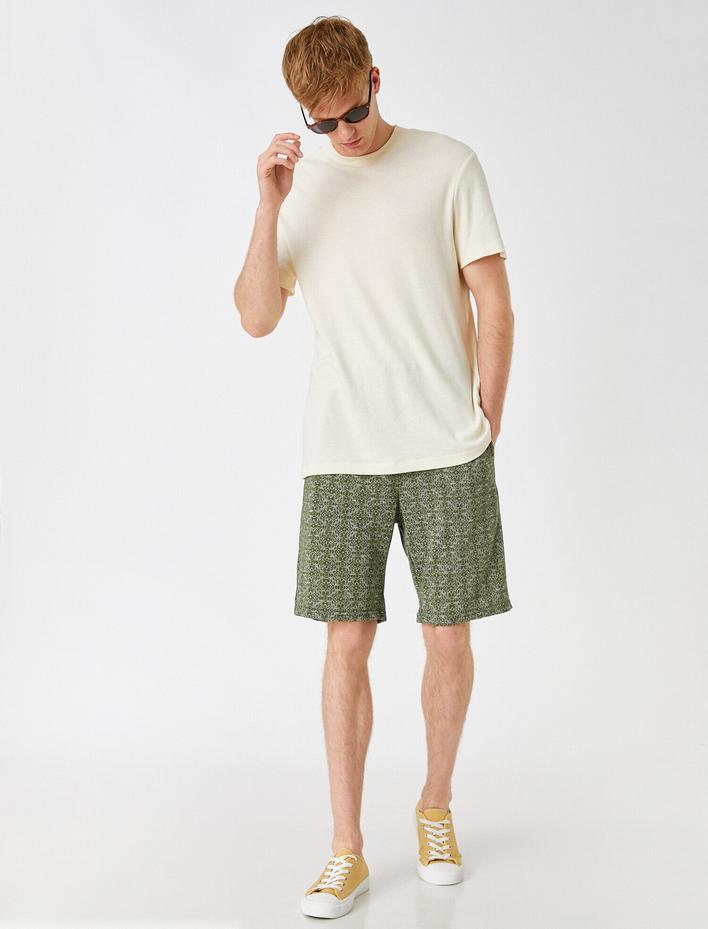  Basic Şort Beli Bağcıklı