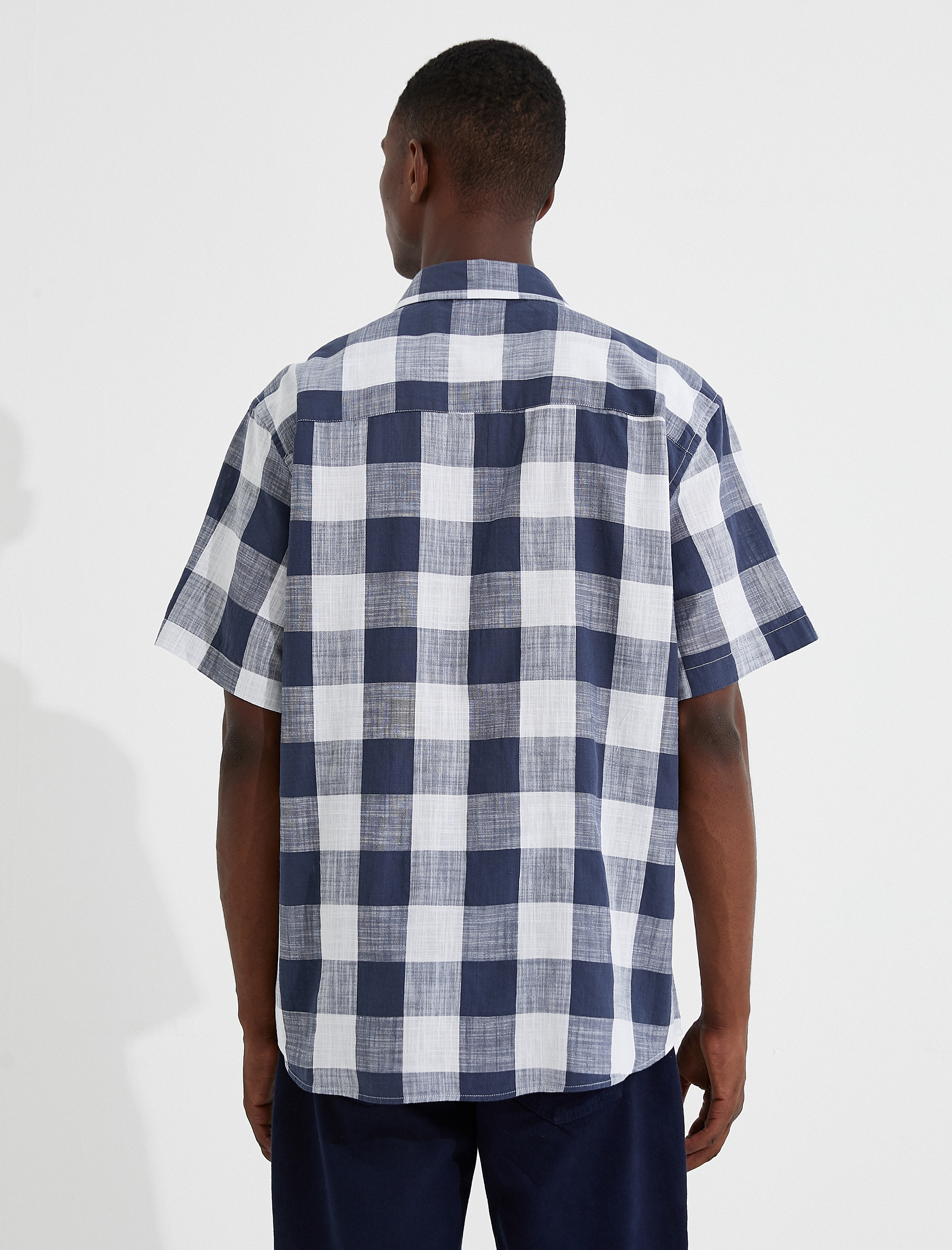   Ekoseli Kısa Kollu Gömlek