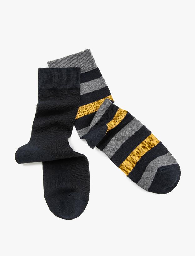  Erkek 2'li Soket Çorap Seti