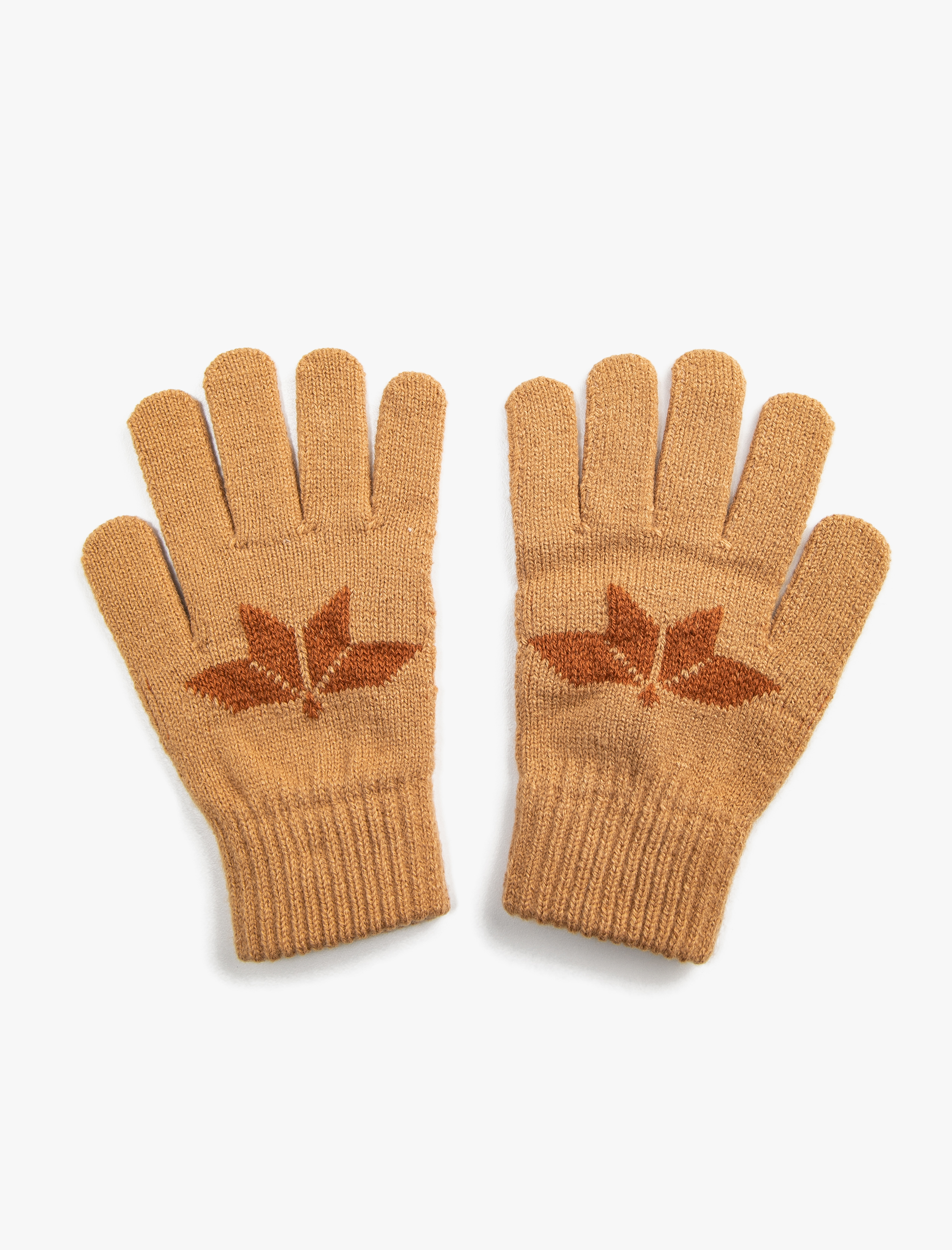  Kadın Örgü Desenli Eldiven