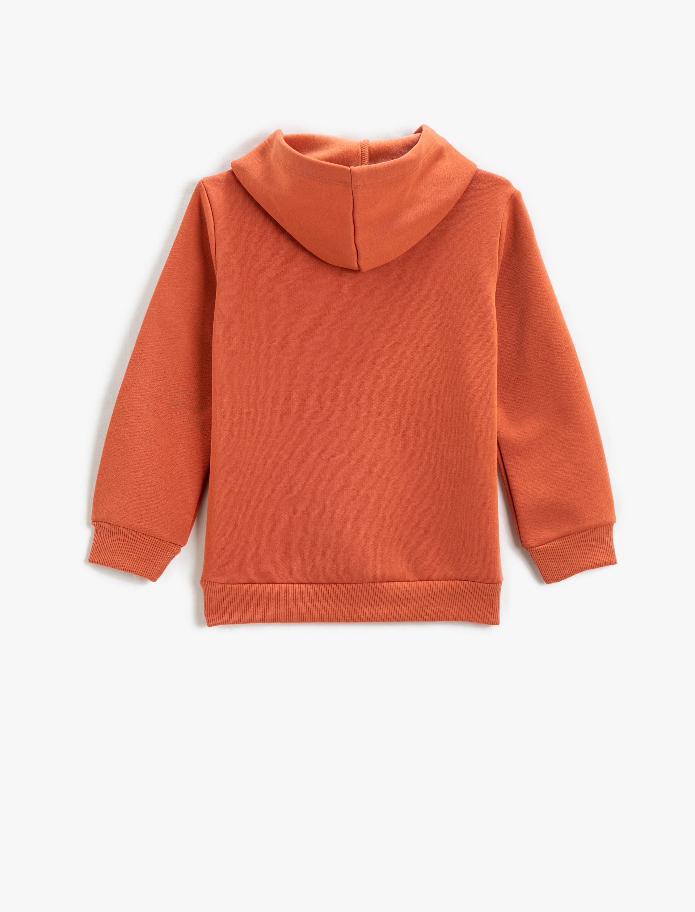  Erkek Çocuk Basic Kapüşonlu Sweatshirt Baskı Detaylı