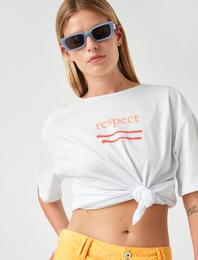 Koton X Şahika Ercümen - Yazı Baskılı Tişört