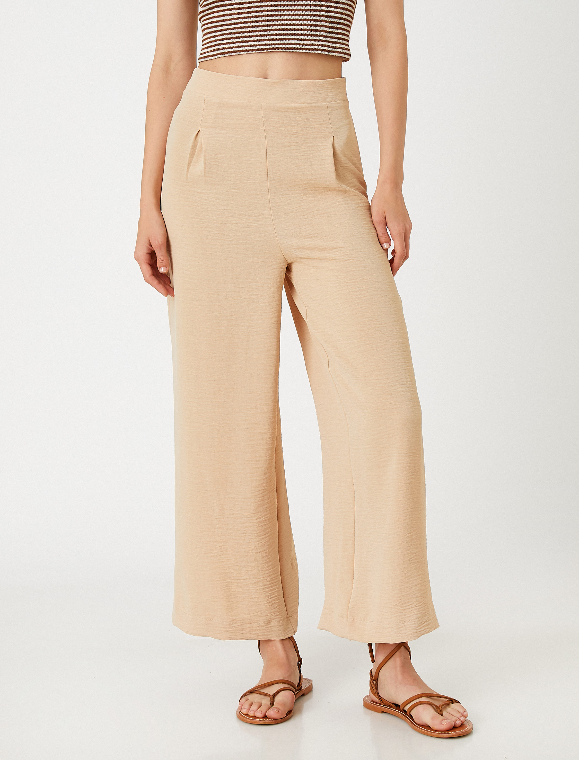   Culotte Pantolon Yüksek Bel