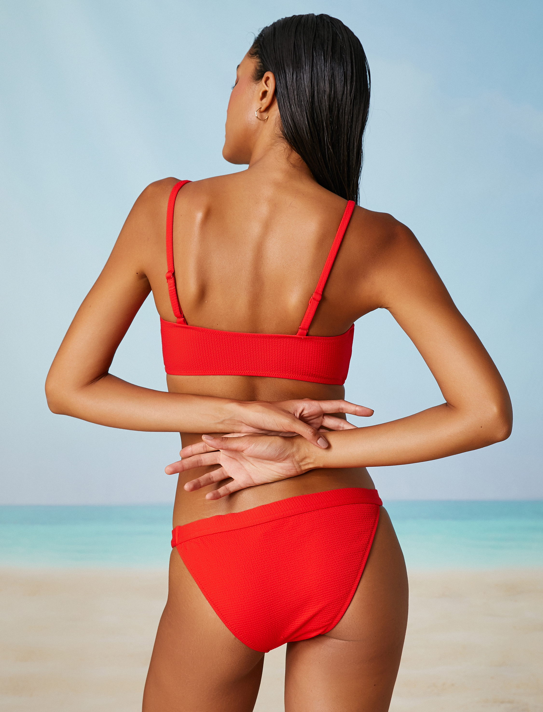   Bikini Üstü Dolgulu Dokulu