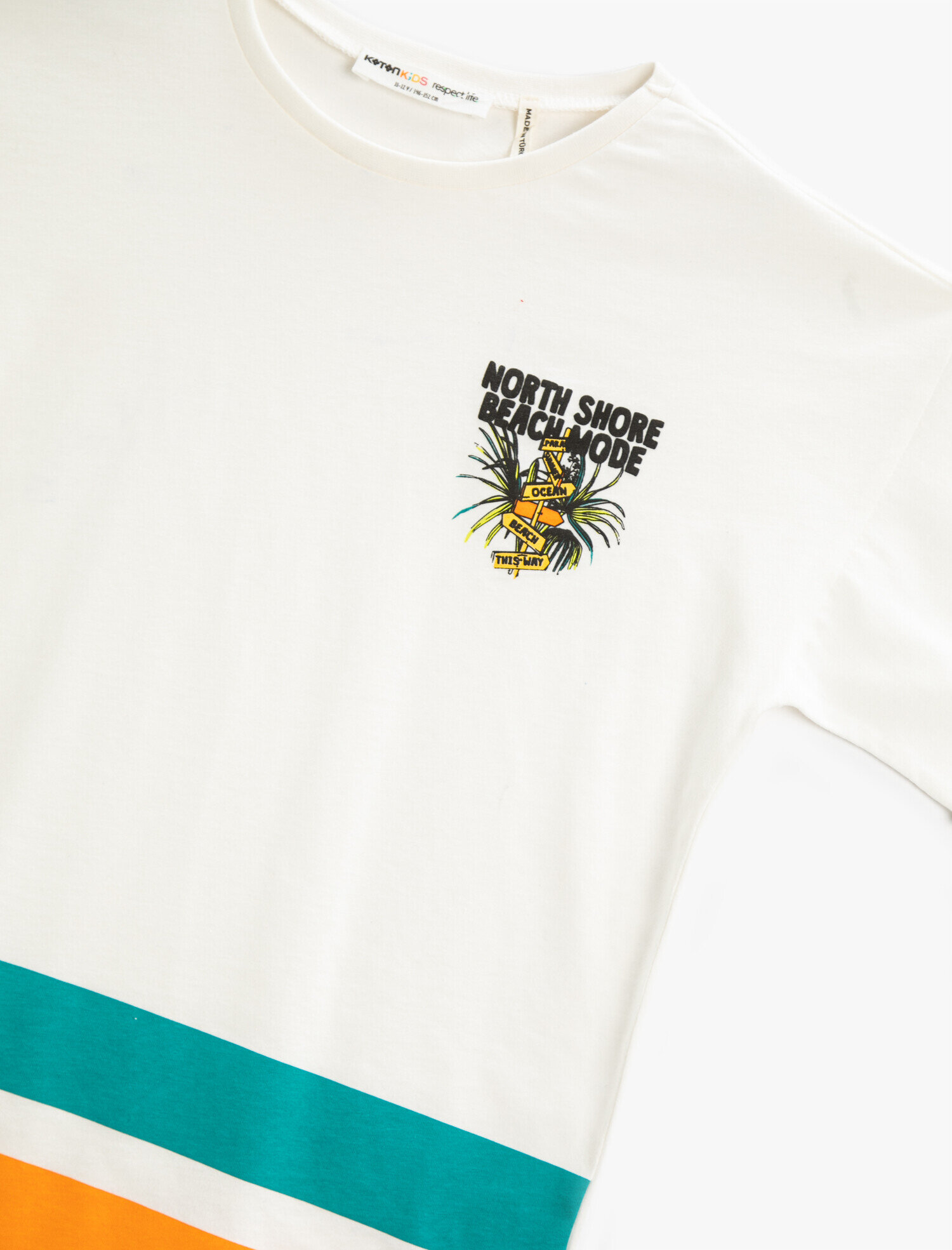  Erkek Çocuk Baskılı Tişört Kısa Kollu Bisiklet Yaka Pamuklu