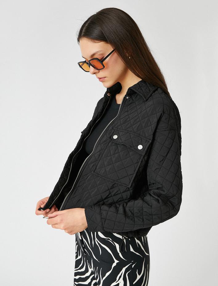  Kapitone Cepli Ceket