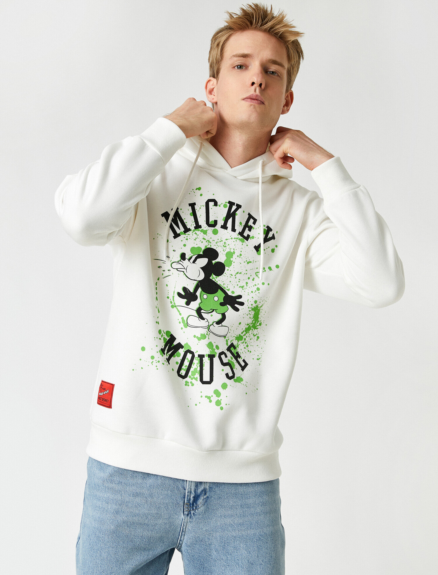   Mickey Mouse Kapüşonlu Sweatshirt Lisanslı Baskılı