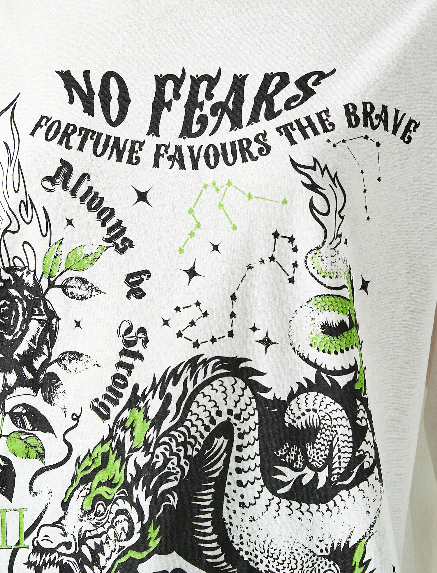   Baskılı Tişört Bisiklet Yaka Kısa Kollu