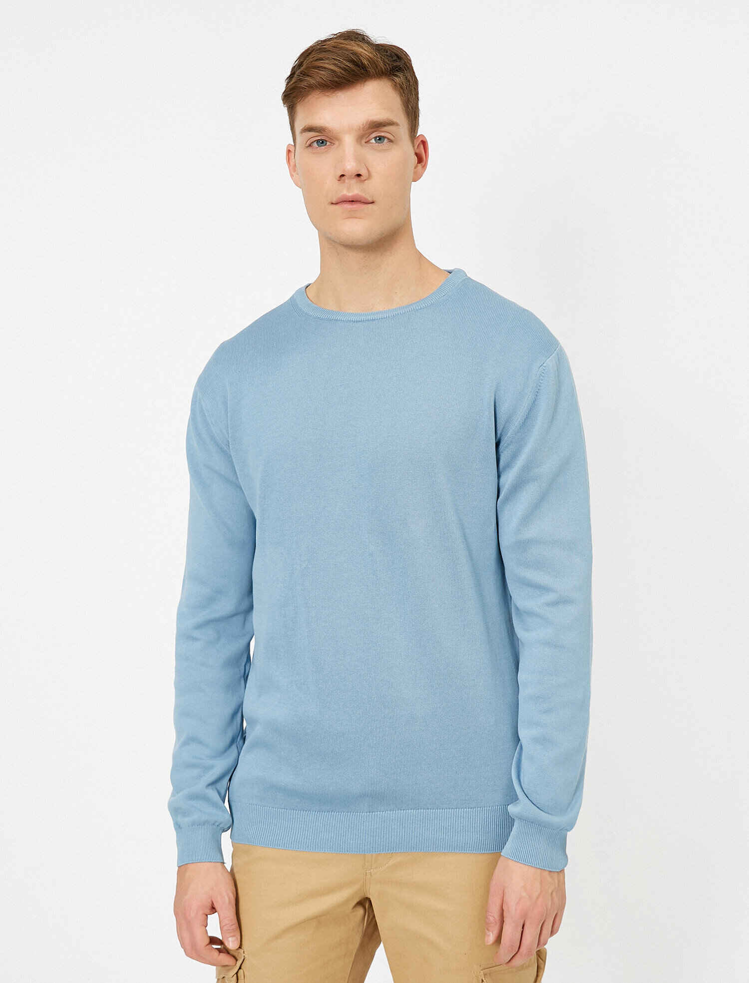   Bisiklet Yaka Triko Kazak