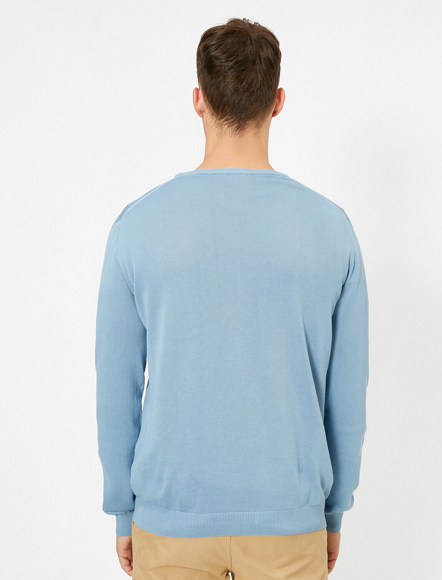   Bisiklet Yaka Triko Kazak