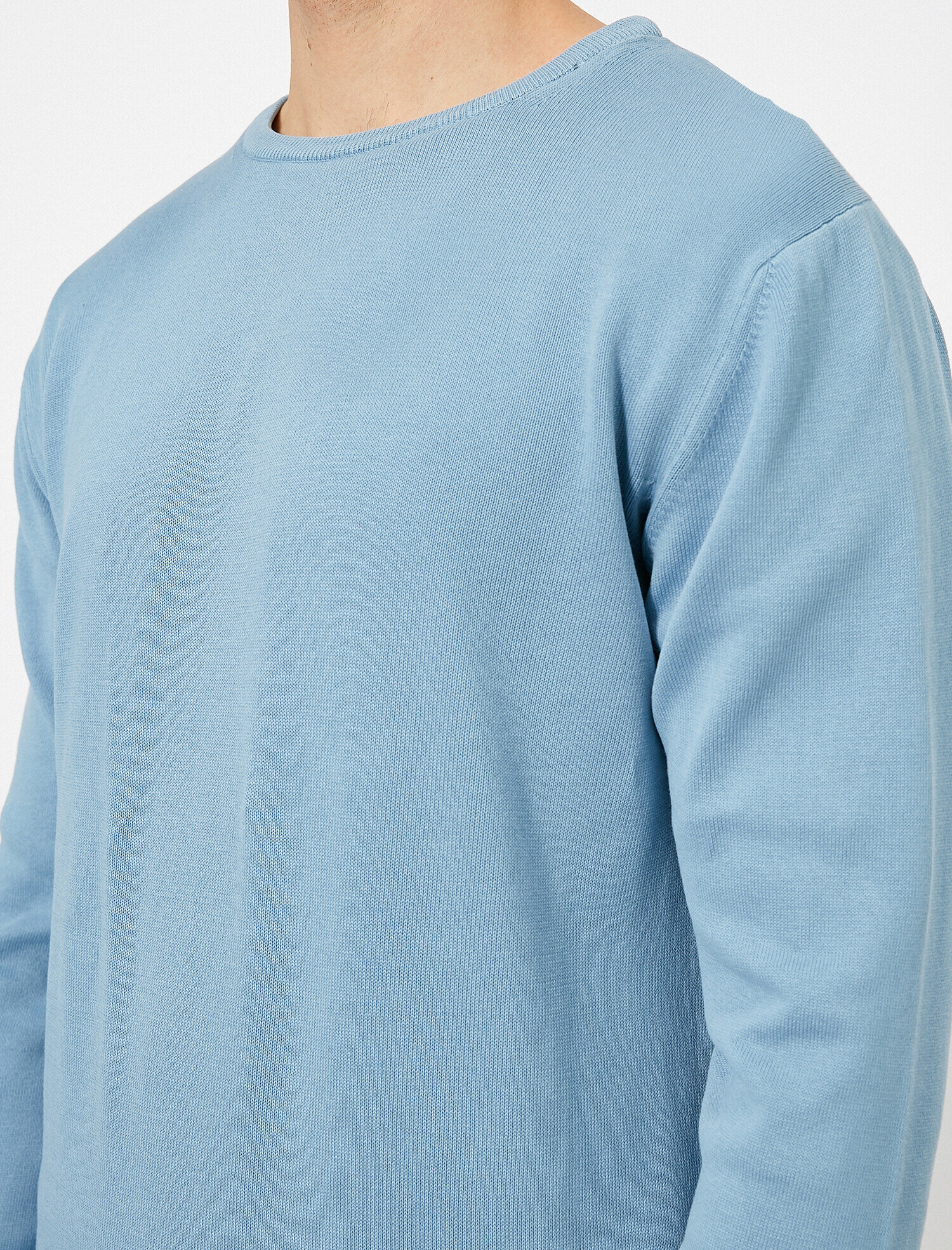   Bisiklet Yaka Triko Kazak