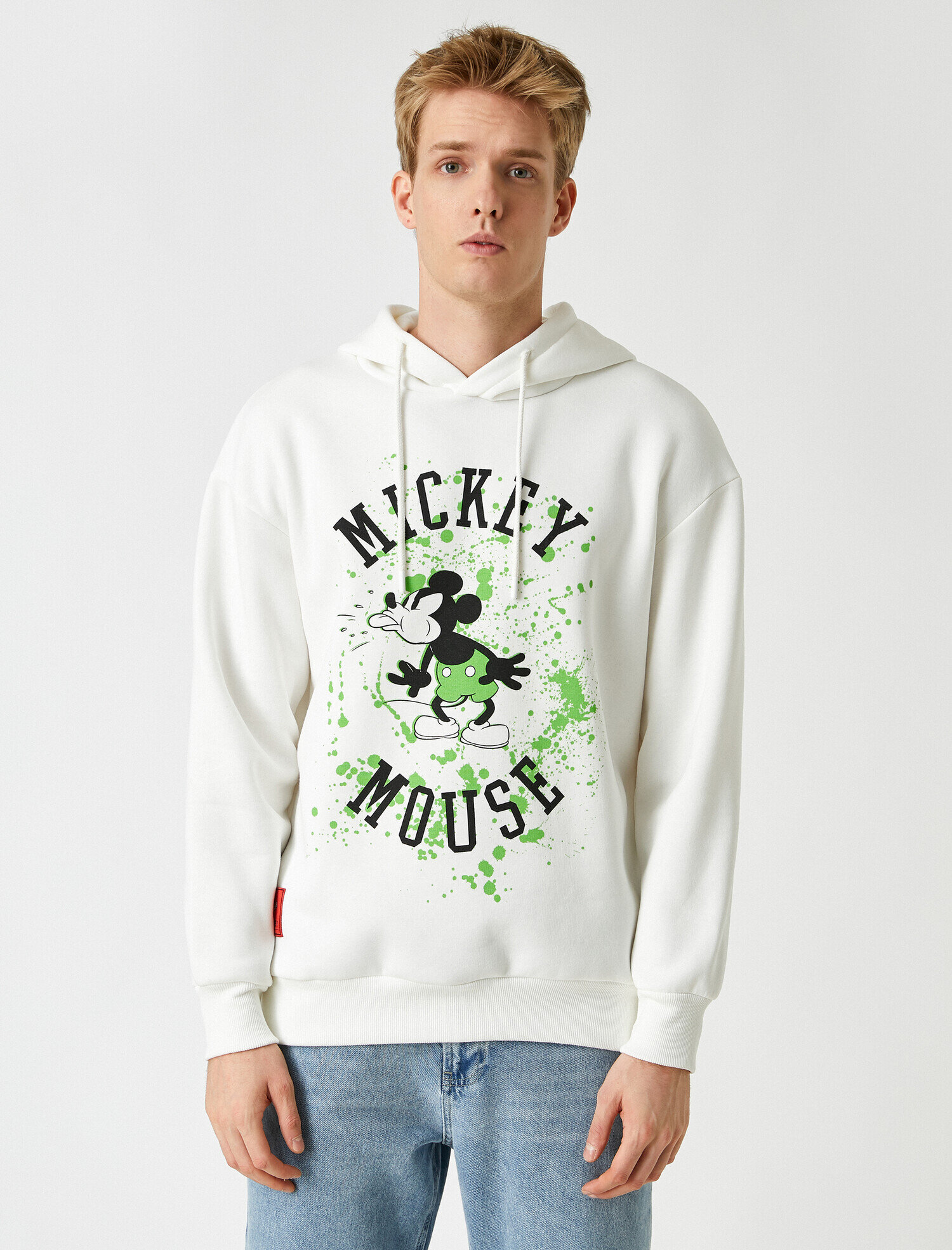   Mickey Mouse Kapüşonlu Sweatshirt Lisanslı Baskılı