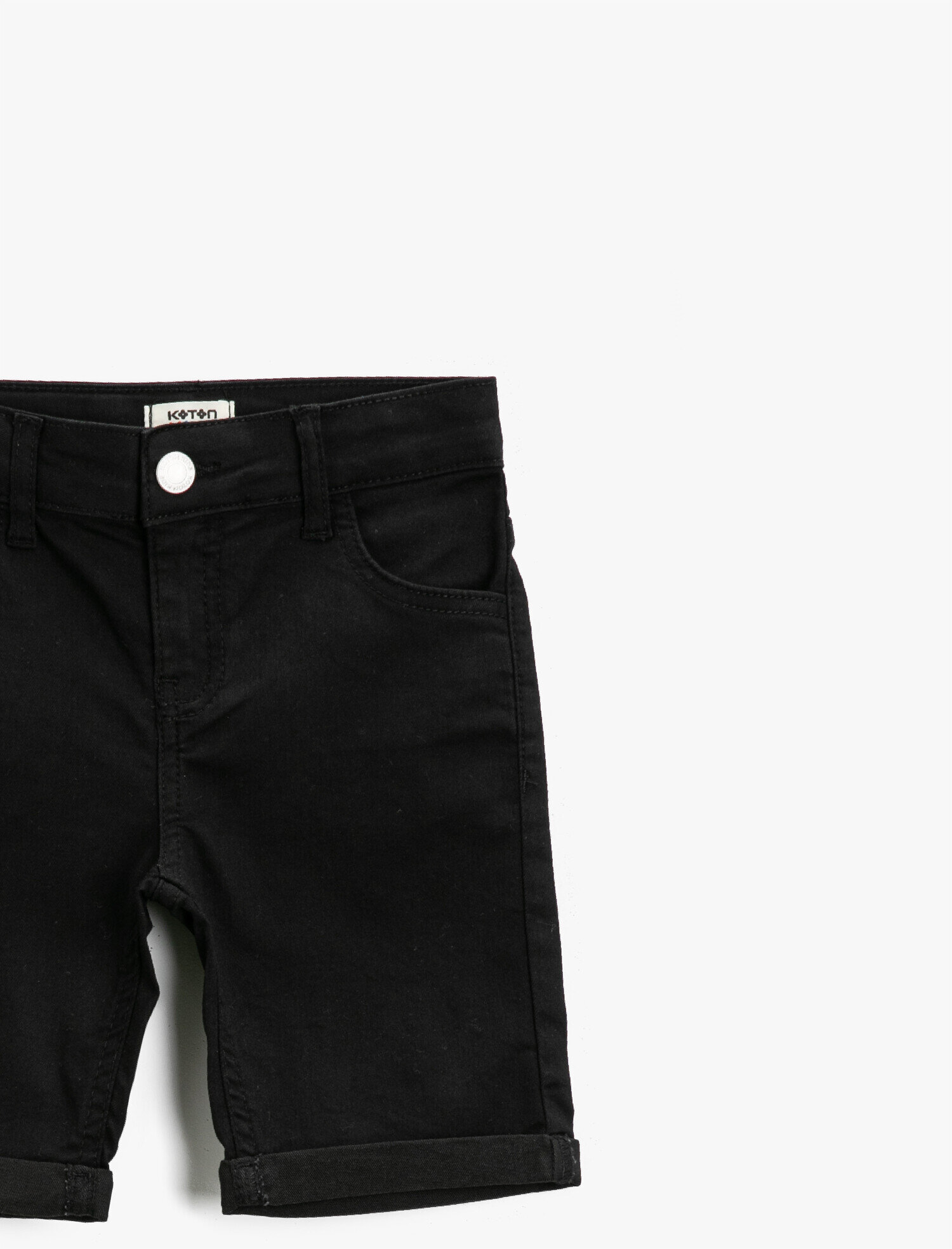  Erkek Çocuk Slim Fit Şort Pamuklu Cepli