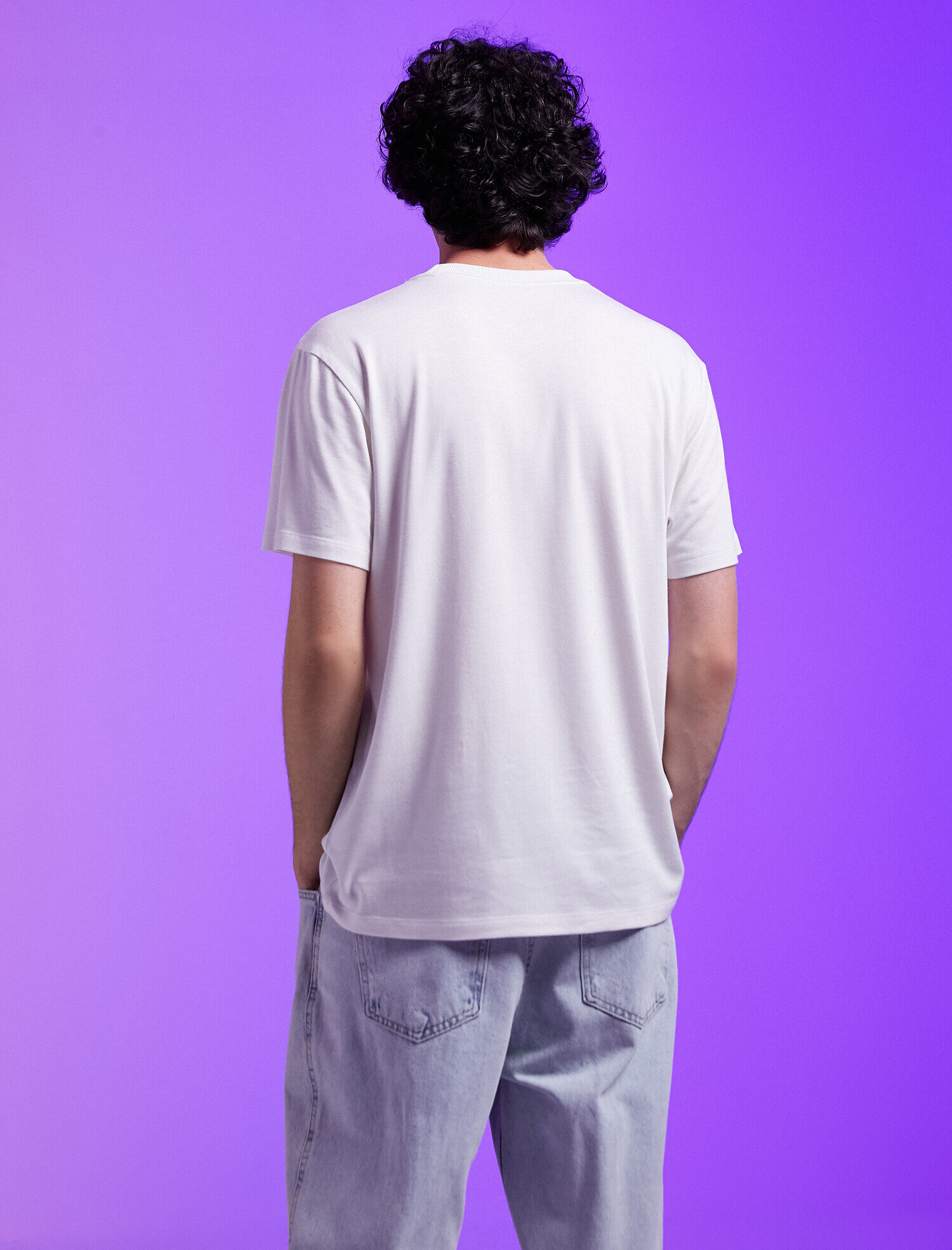   Basic Oversize Tişört Bisiklet Yaka