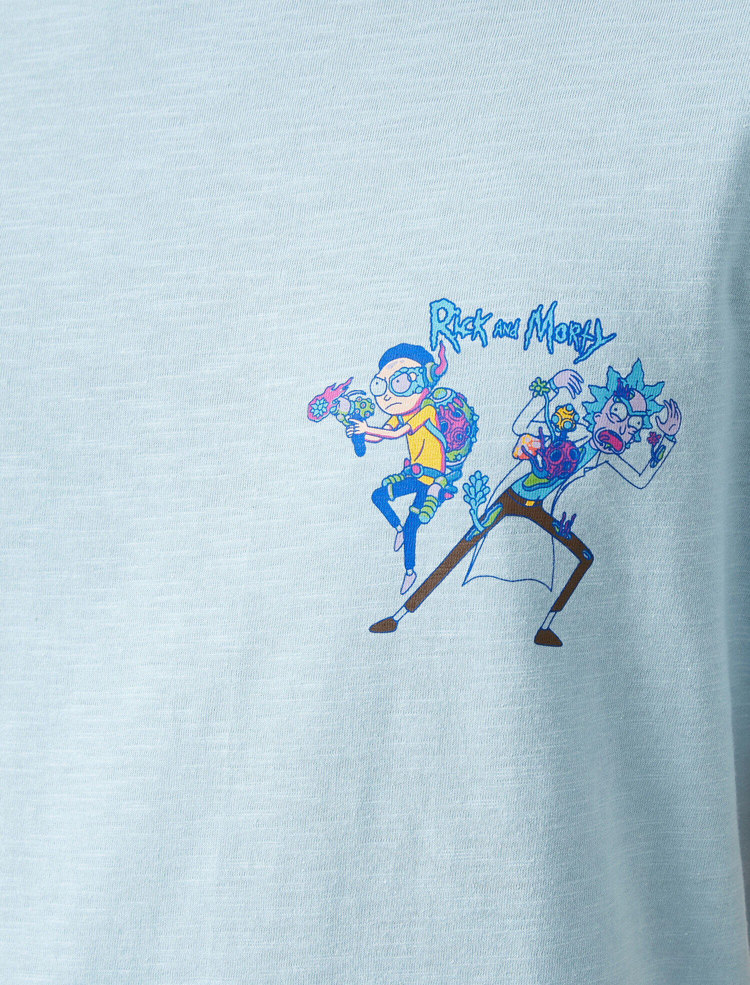   Rick and Morty Oversize Tişört Lisanslı Baskılı