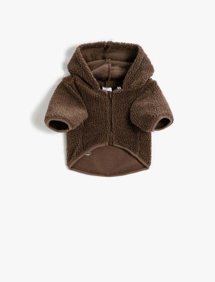  Peluş Kapüşonlu Köpek Sweatshirt