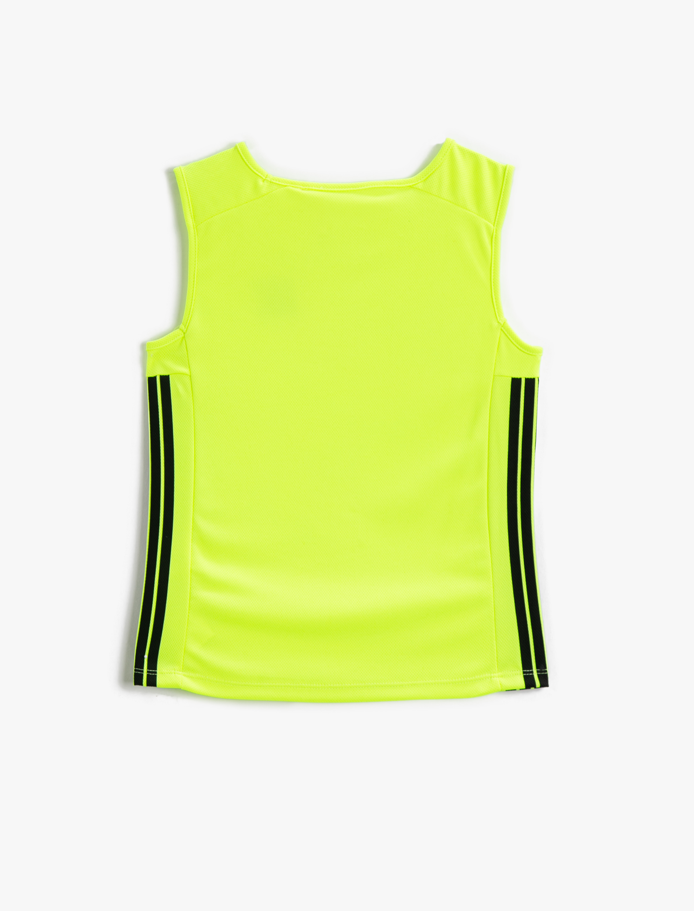  Erkek Çocuk Yanları Çizgili Bisiklet Yaka Atlet