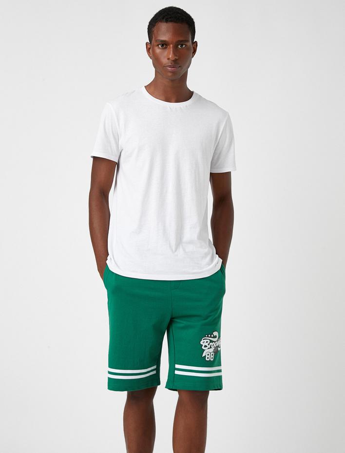  Brooklyn Baskılı Basketbol Şort