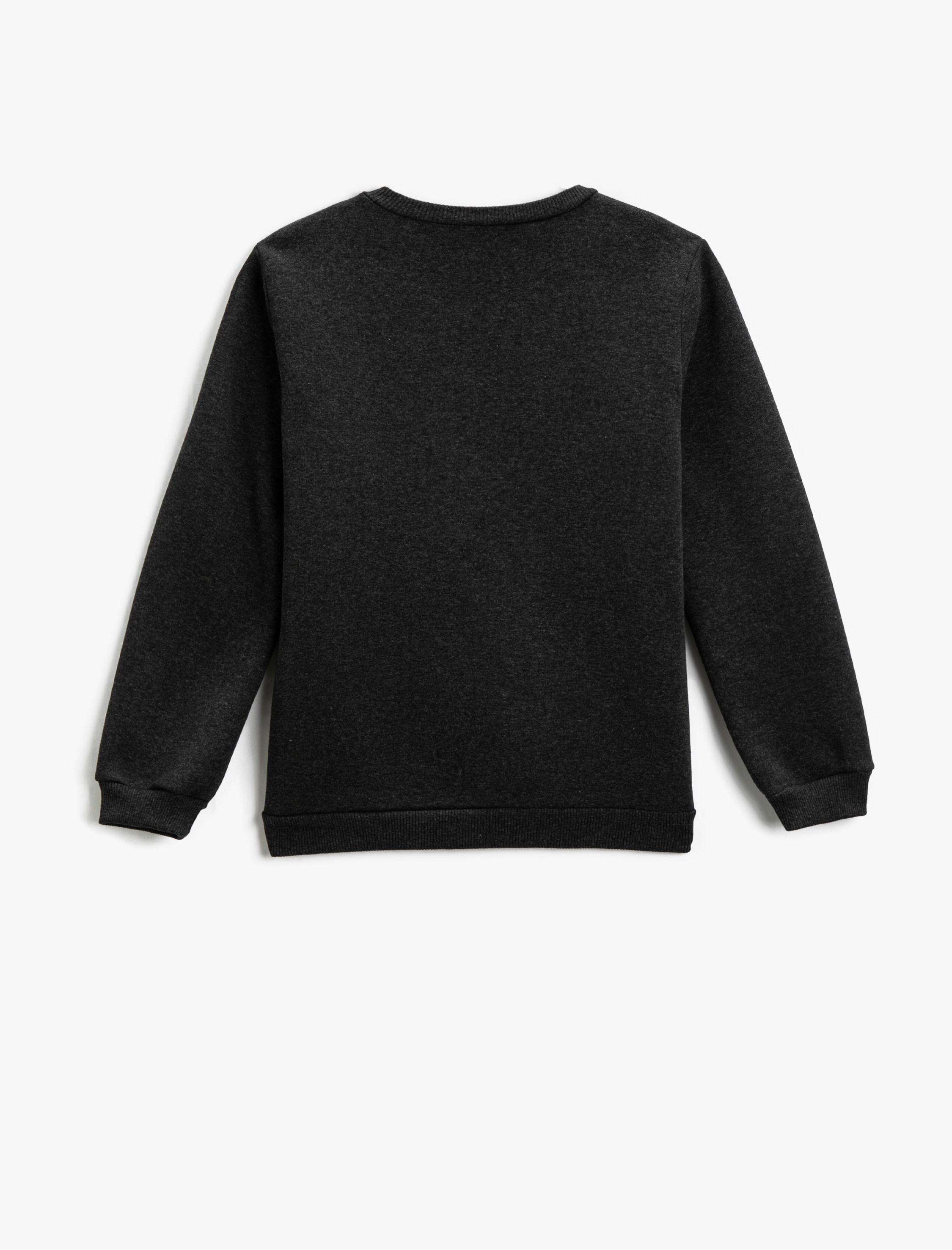  Erkek Çocuk Spider-Man Baskılı Sweatshirt Lisanslı Pul Payet İşlemeli Şardonlu