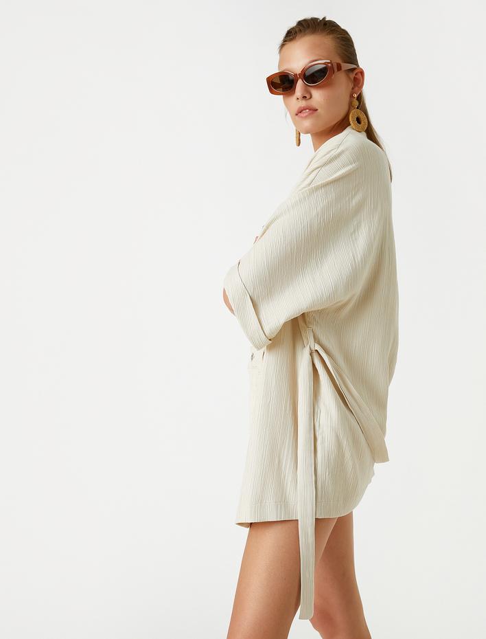  Kısa Kimono Kuşaklı