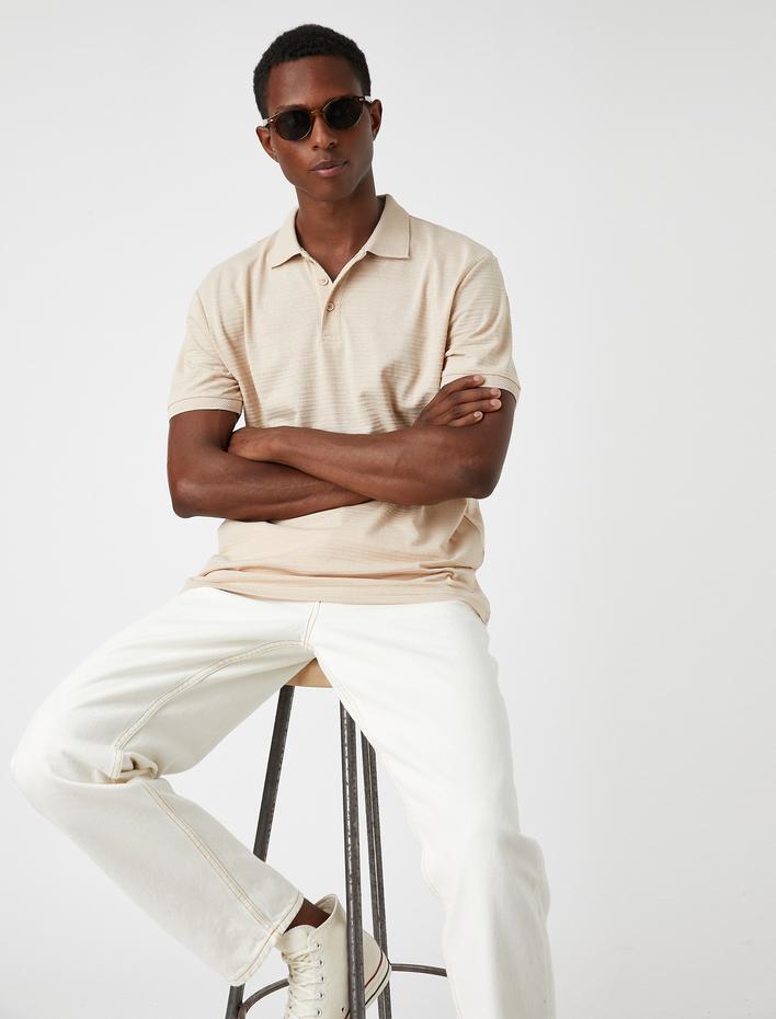  Regular Fit Polo Yaka Tişört