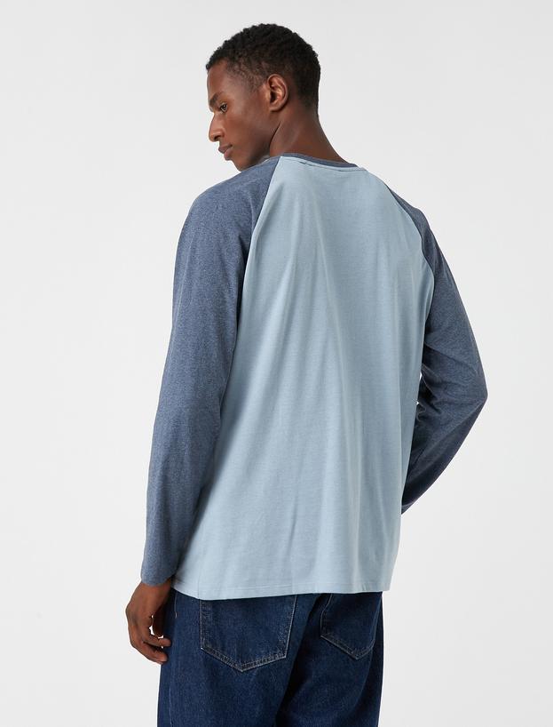   Cepli Tişört Reglan Kol
