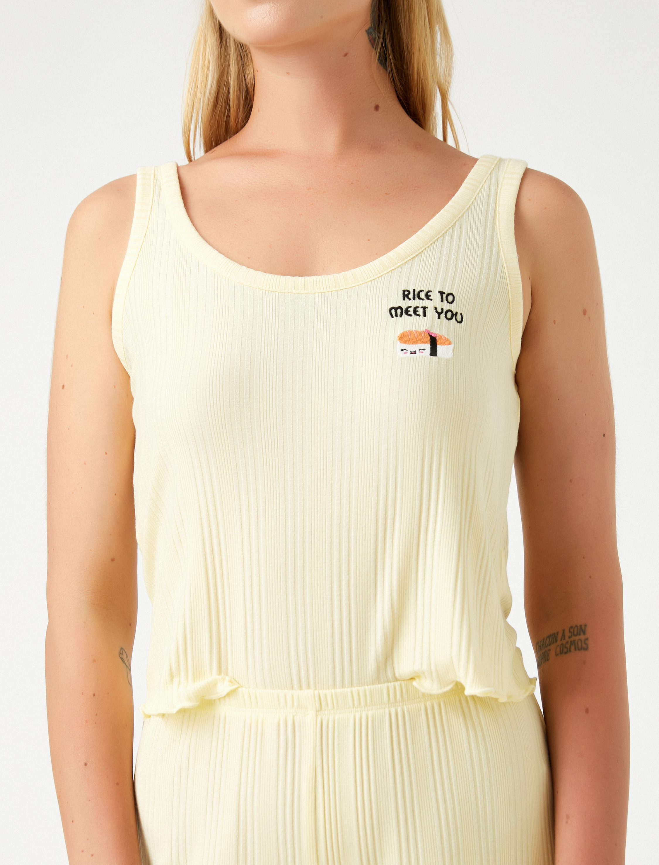   Dokulu Pijama Takımı