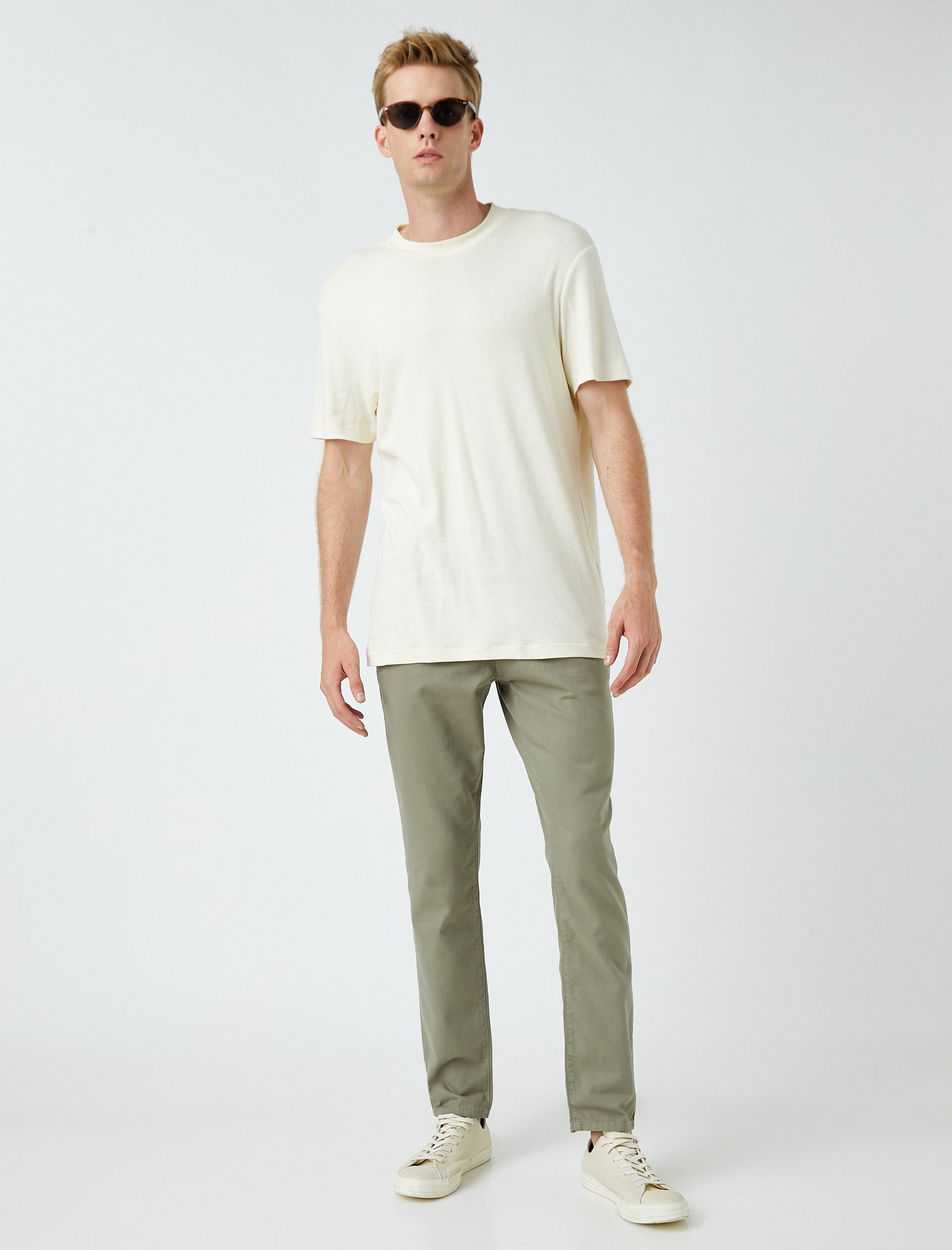   Basic Chino Pantolon Pamuklu