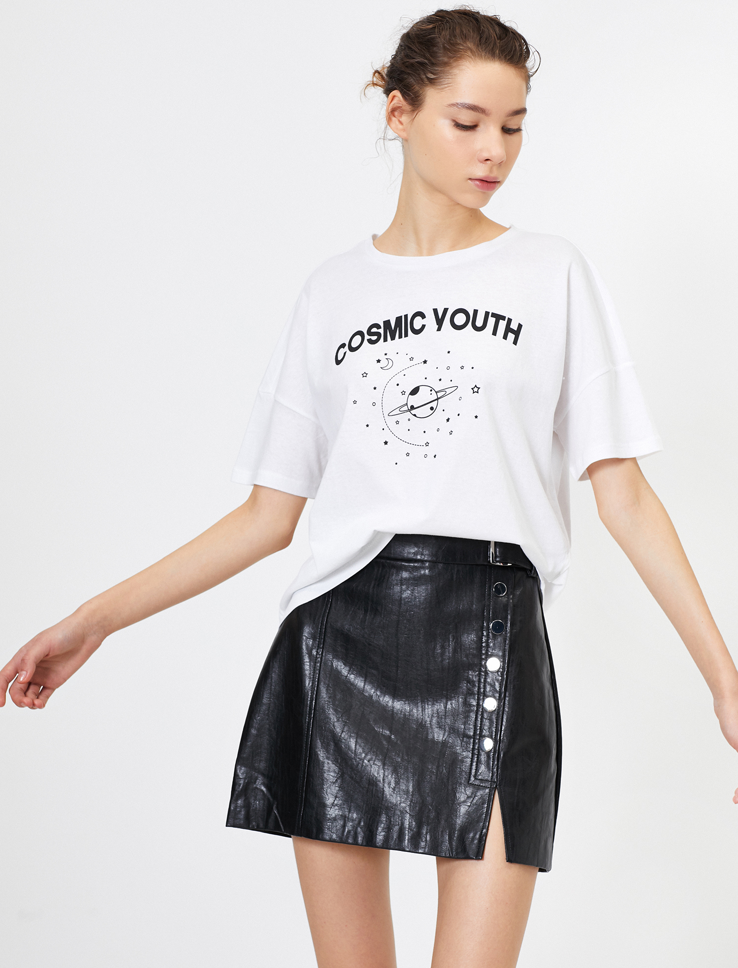   Yazılı Baskılı Tişört