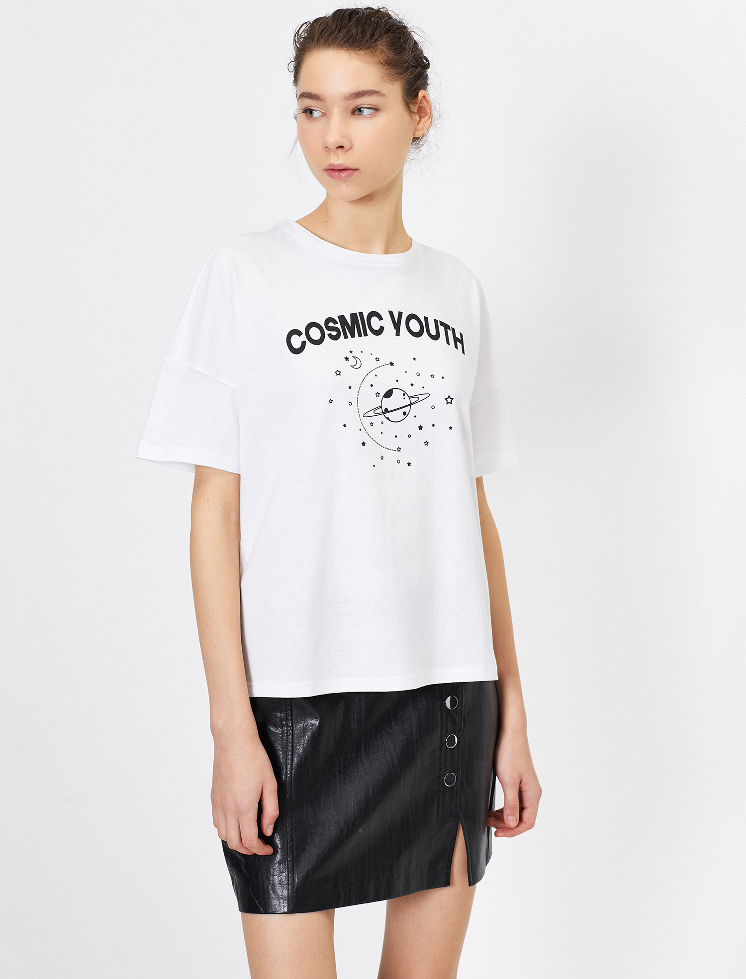   Yazılı Baskılı Tişört