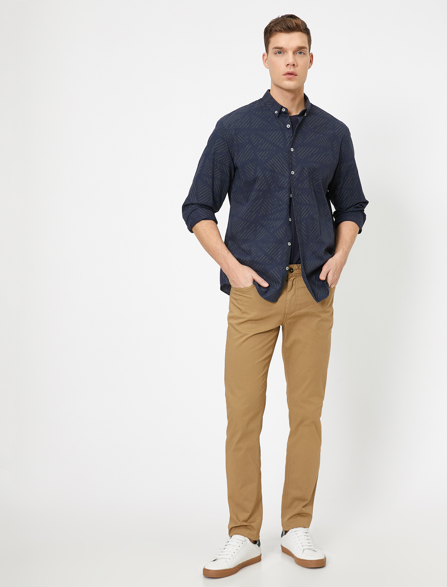   Cep Detaylı Slim Fit Pantolon