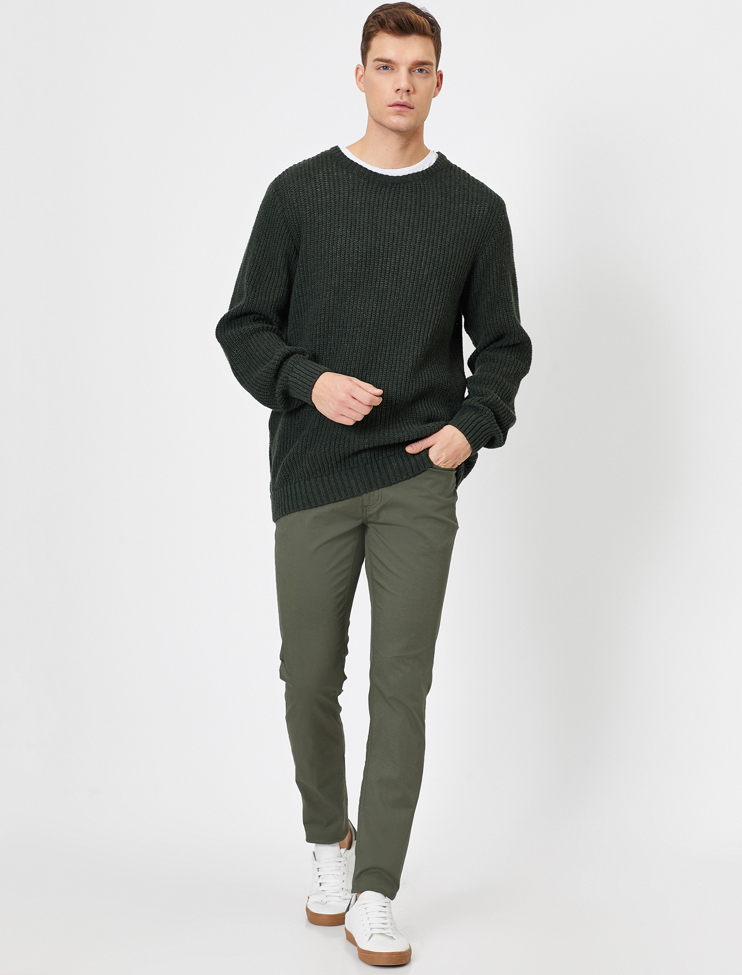   Cep Detaylı Slim Fit Pantolon