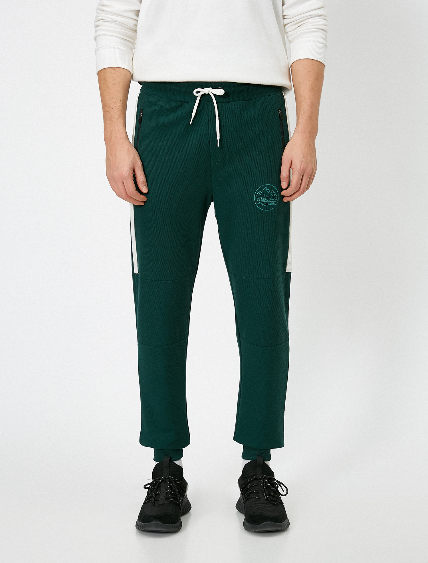   Şeritli Baskılı Jogger Eşofman Altı