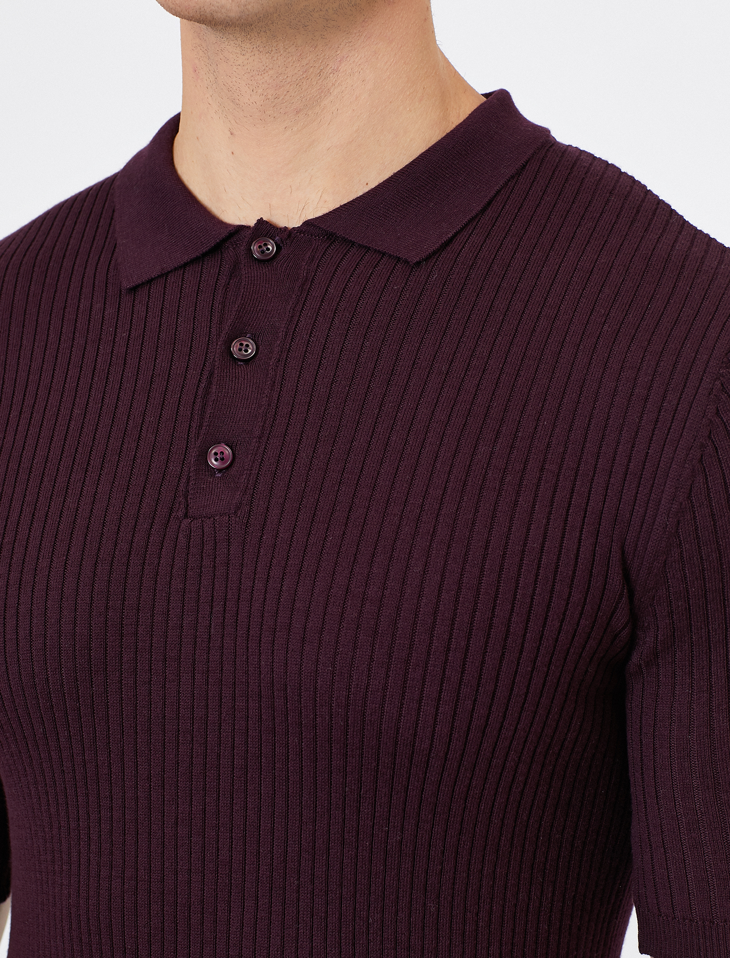 Polo Yaka Slim Fit Pamuklu Triko Kazak