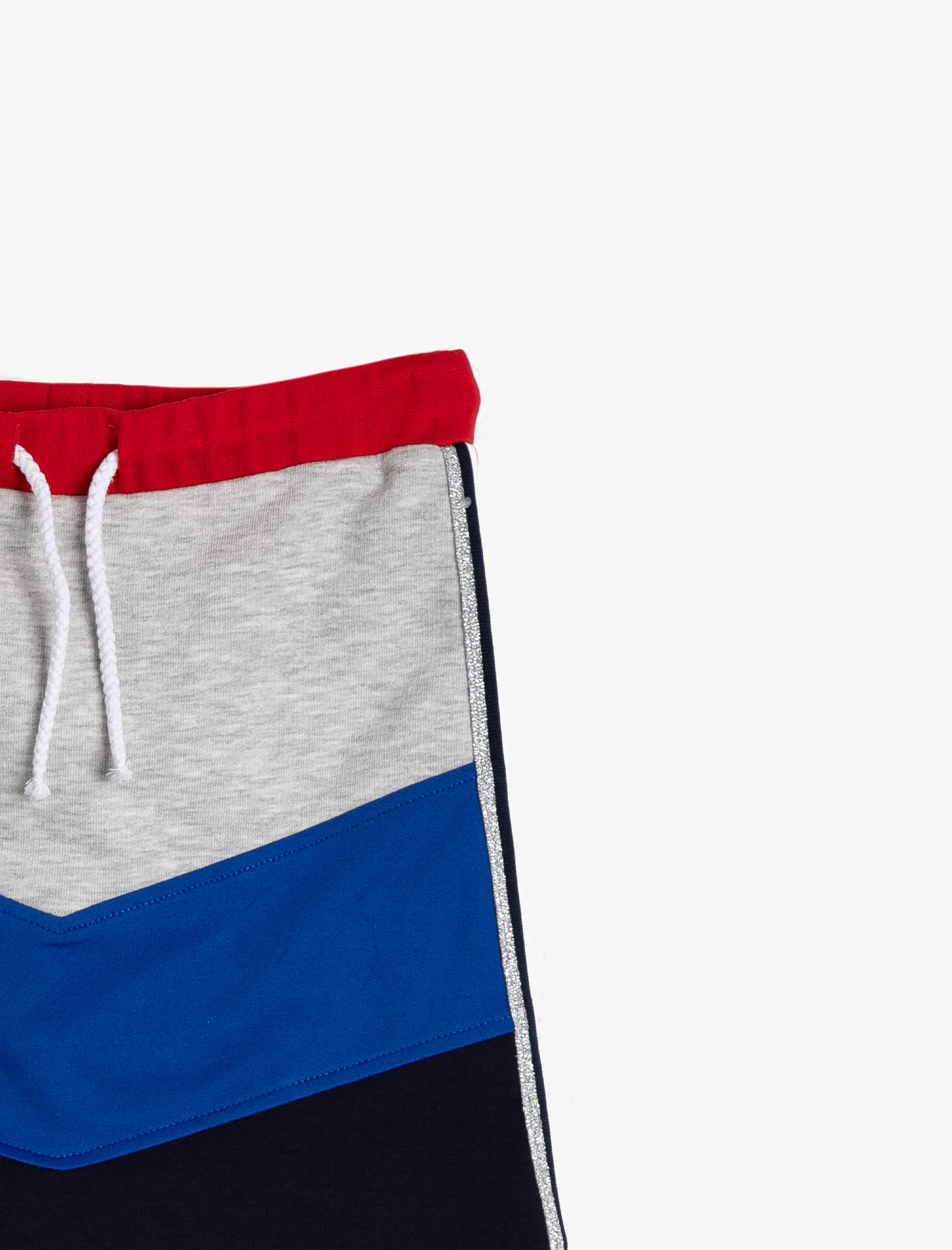 Kız Çocuk Yanı Şeritli Beli Lastikli ve Kordonlu Esnek Kalın Kumaştan Etek