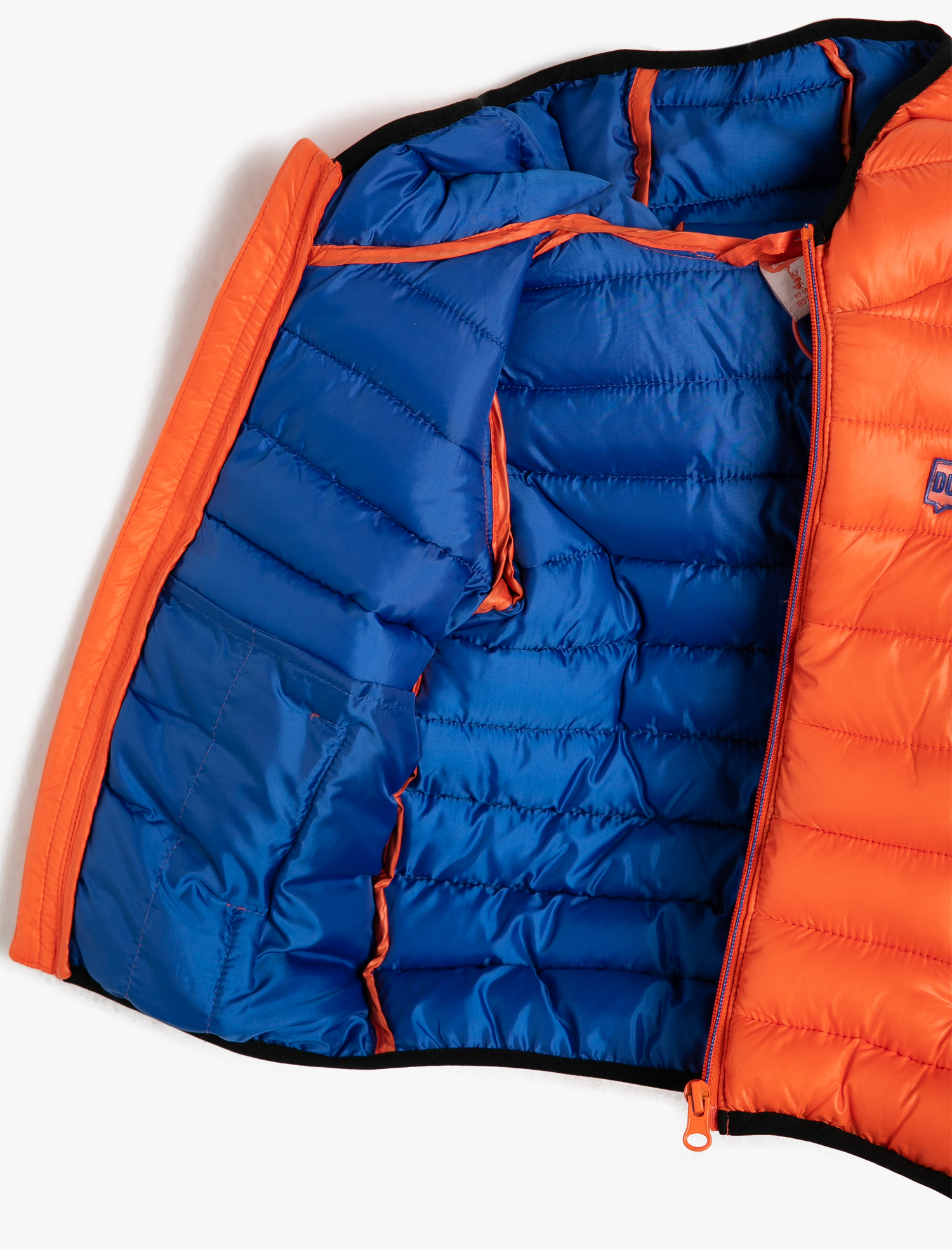  Erkek Bebek Kapüşonlu Cepli Fermuarlı Şişme Mont