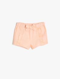 Fırfır Detaylı Şort