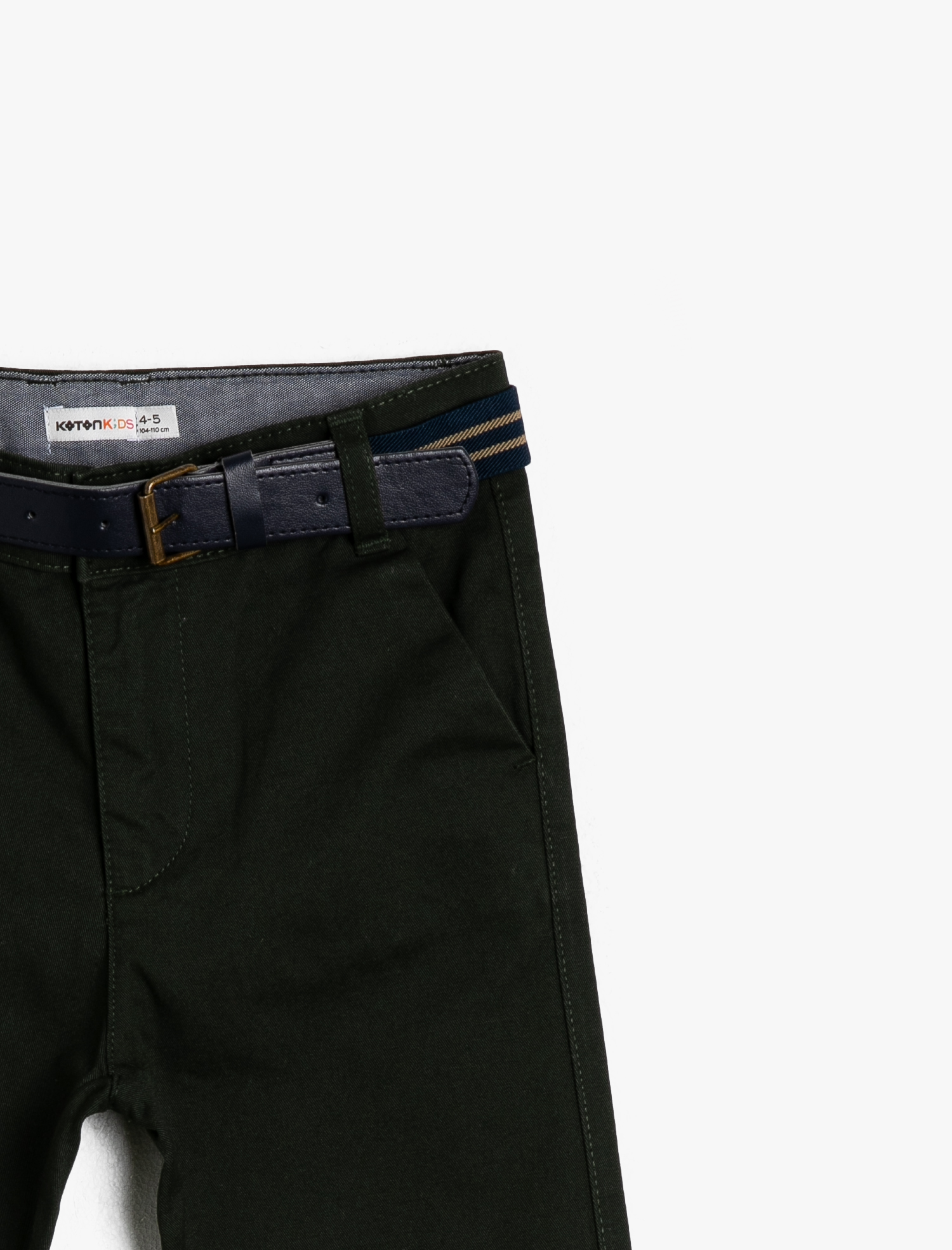  Erkek Çocuk Kemer Detaylı Pantolon