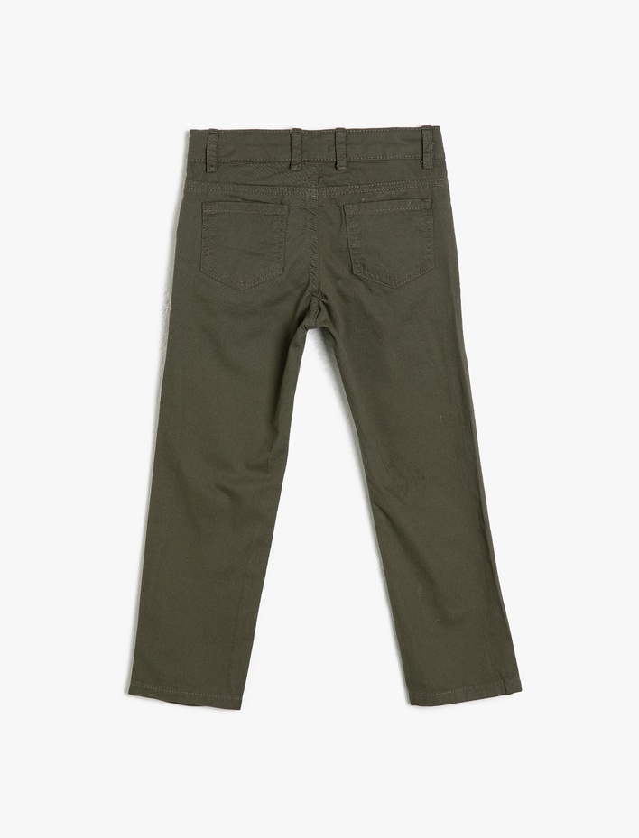 Erkek Çocuk 5 Cep Pamuk Gabardin Basic Pantalon
