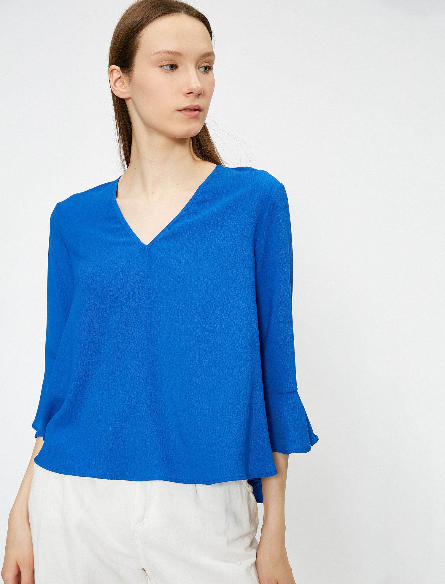   Volanlı Bluz