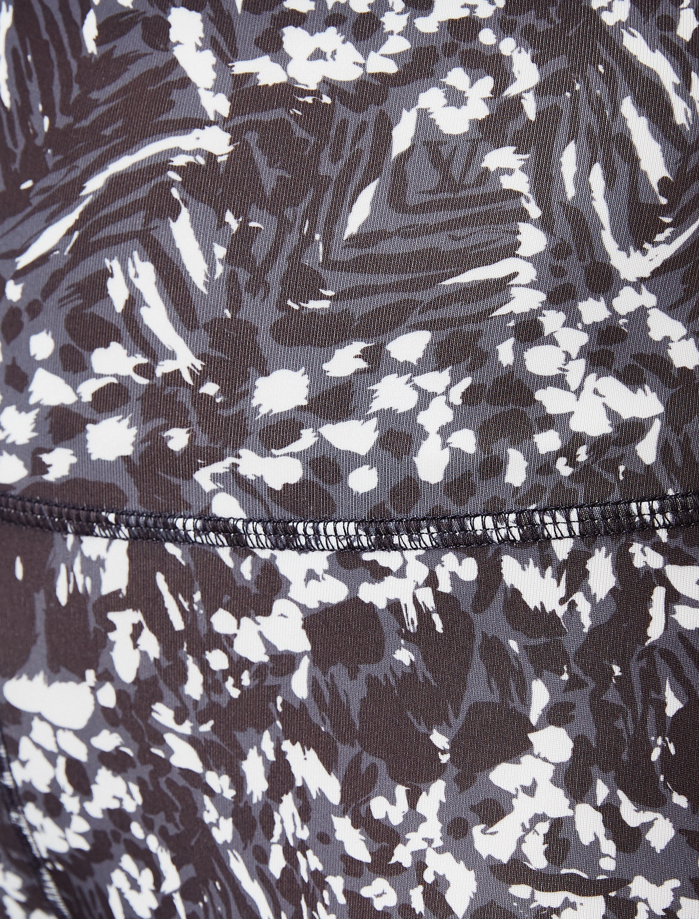 Siyah Bel Detaylı Pamuklu Tayt 21KOX-PASBELLEG